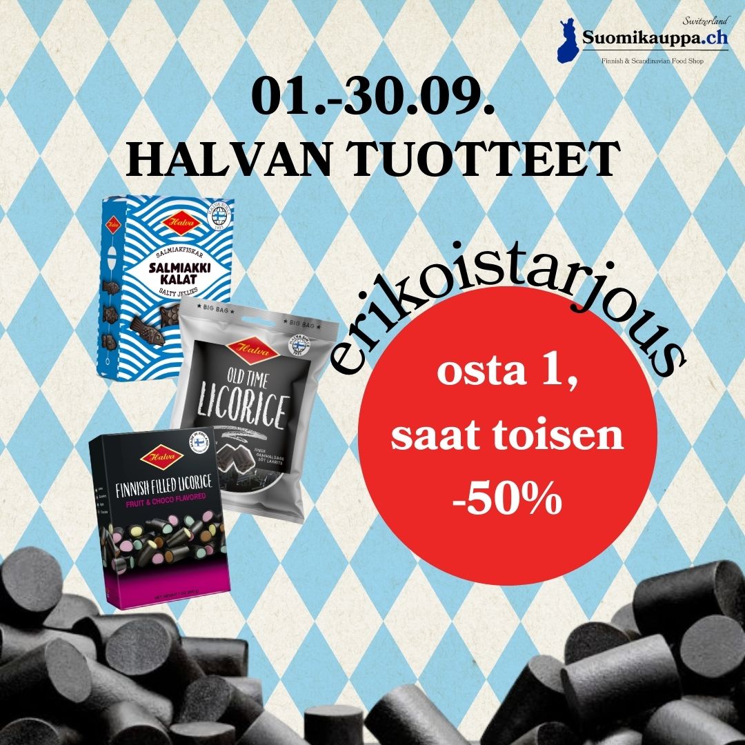 Kuukauden tuote: Halvan lakritsit