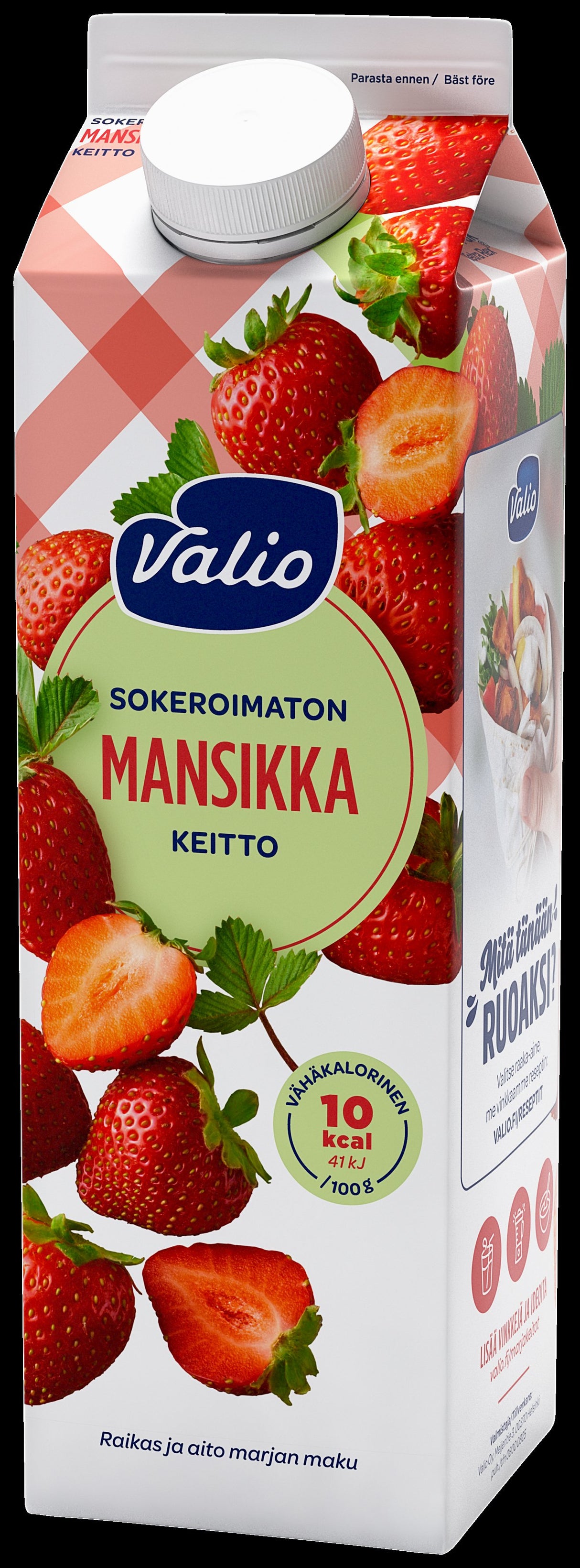 Valio strawberry soup 1 kg no added sugar