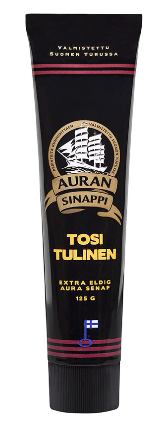Auran Extra hot mustard 125g