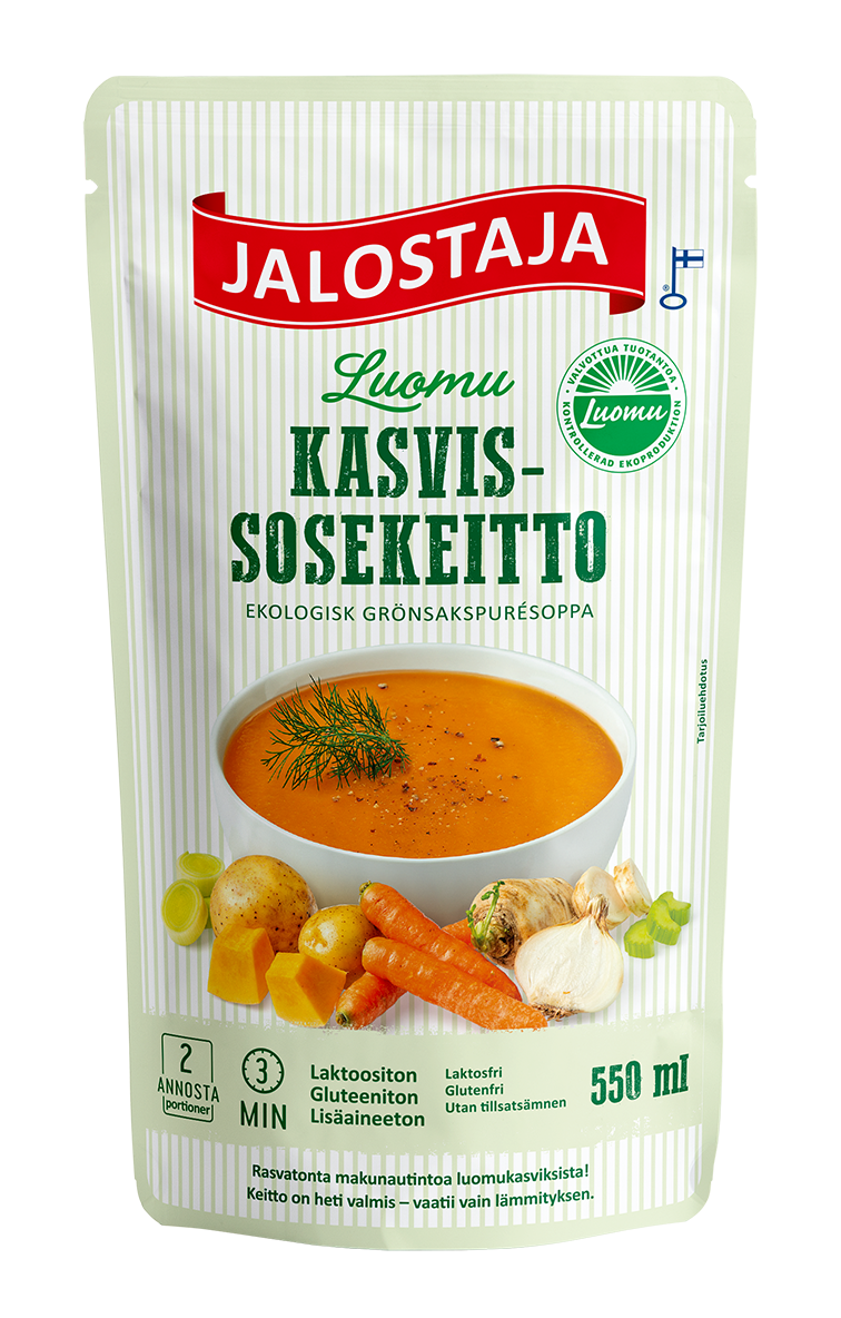 Jalostaja Luomu kasvissosekeitto 550 ml