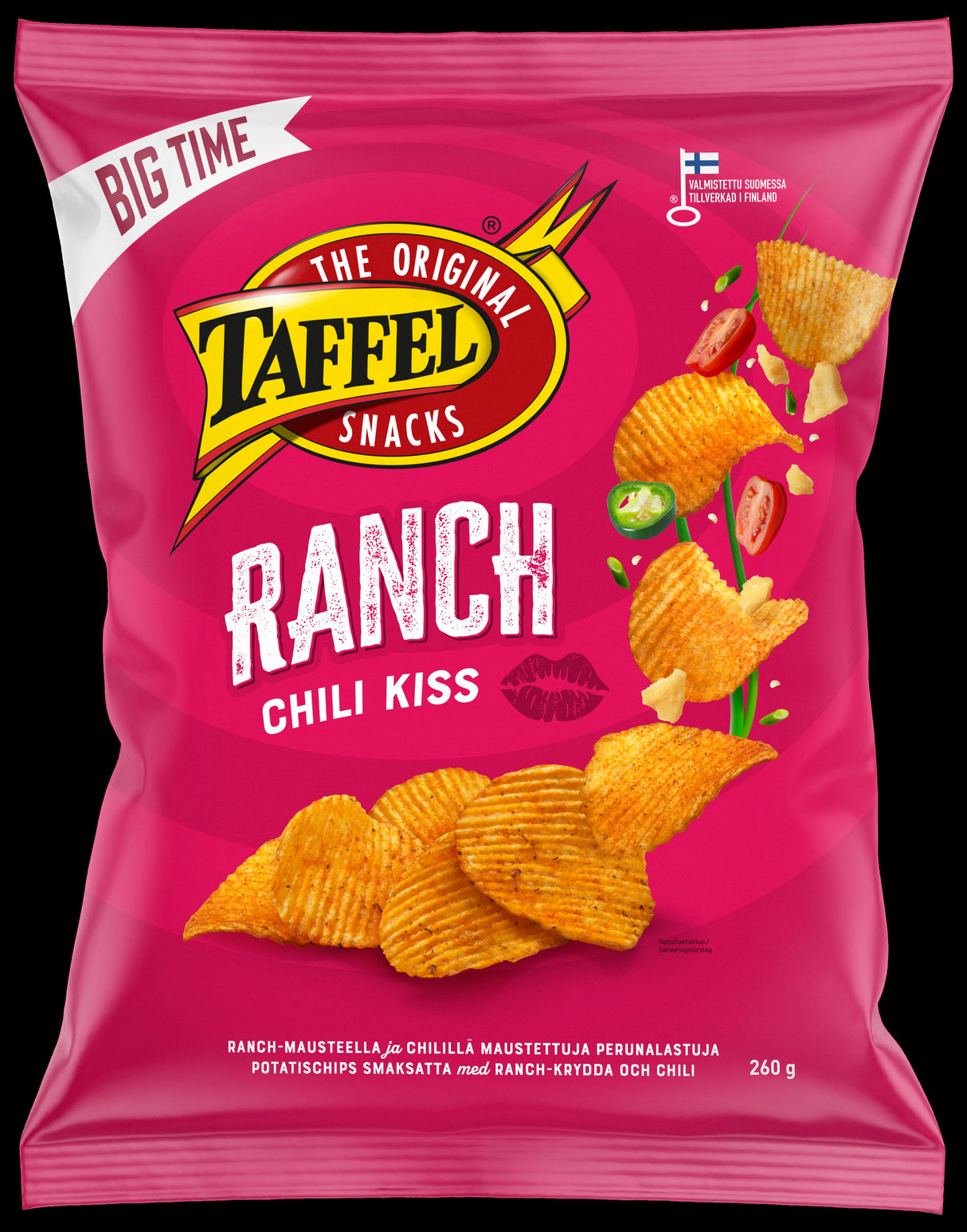 Taffel Ranch & Chili flavoured chips 260g