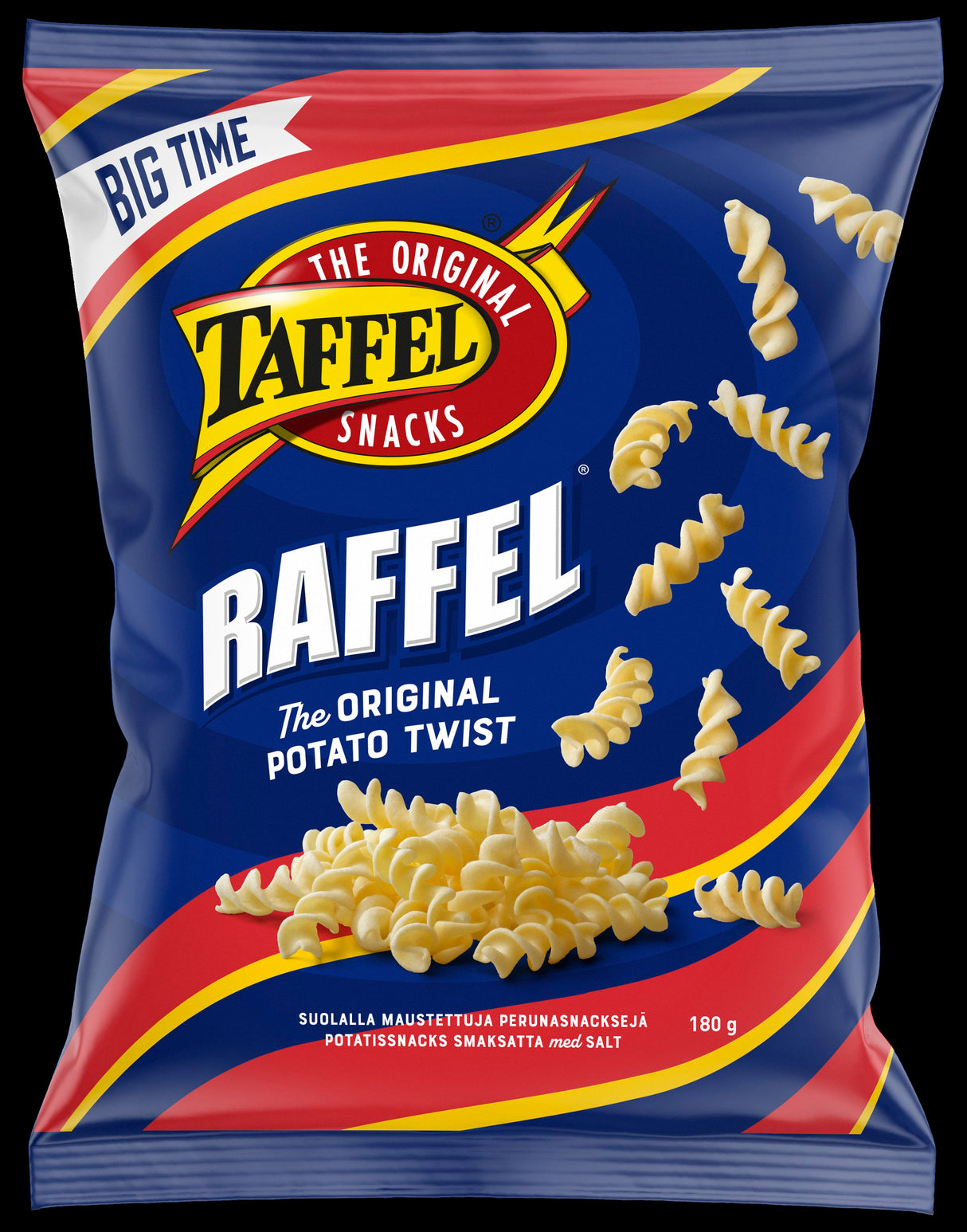 Taffel Raffel chips 180g