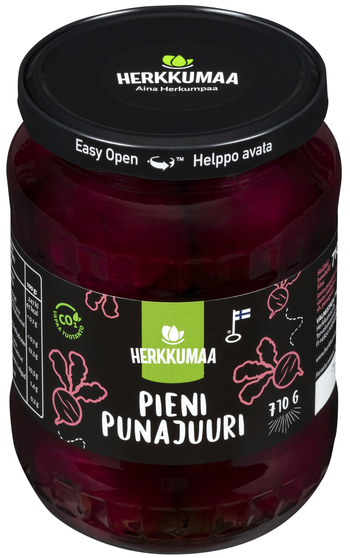 Herkkumaa Small beets 710/440g