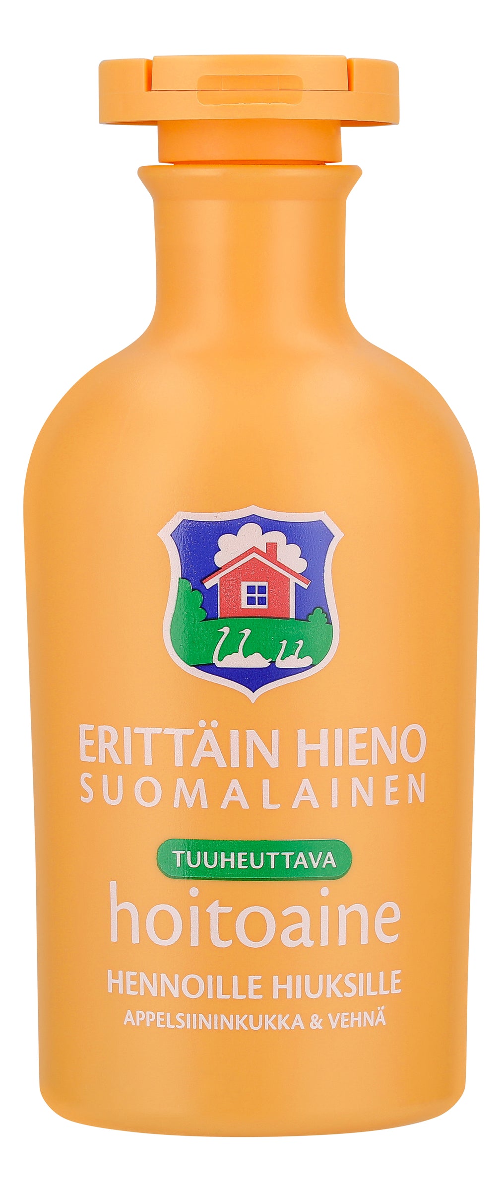 Erittäin Hieno Suomalainen hoitoaine hennoille hiuksille Appelsiininkukka & Vehnä 300ml