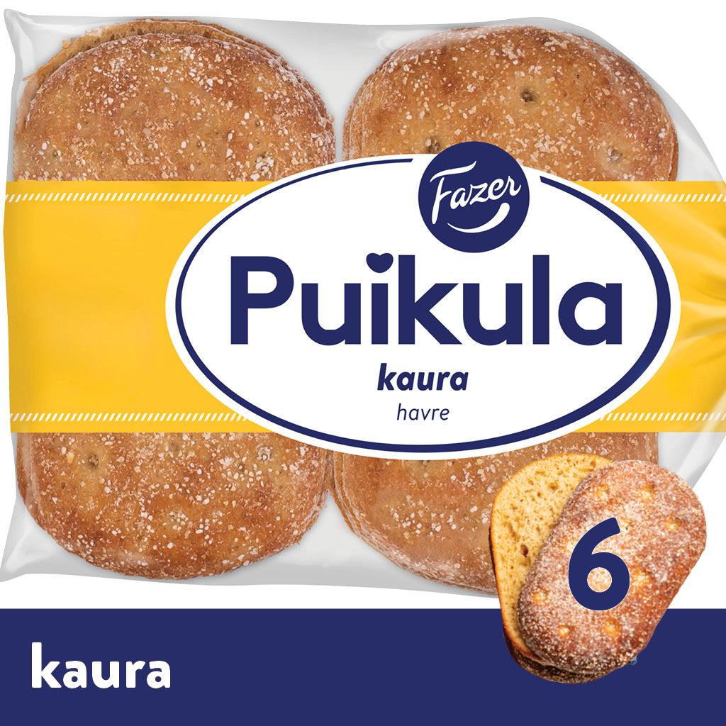 Fazer Puikula Kaura 365g, oat bread