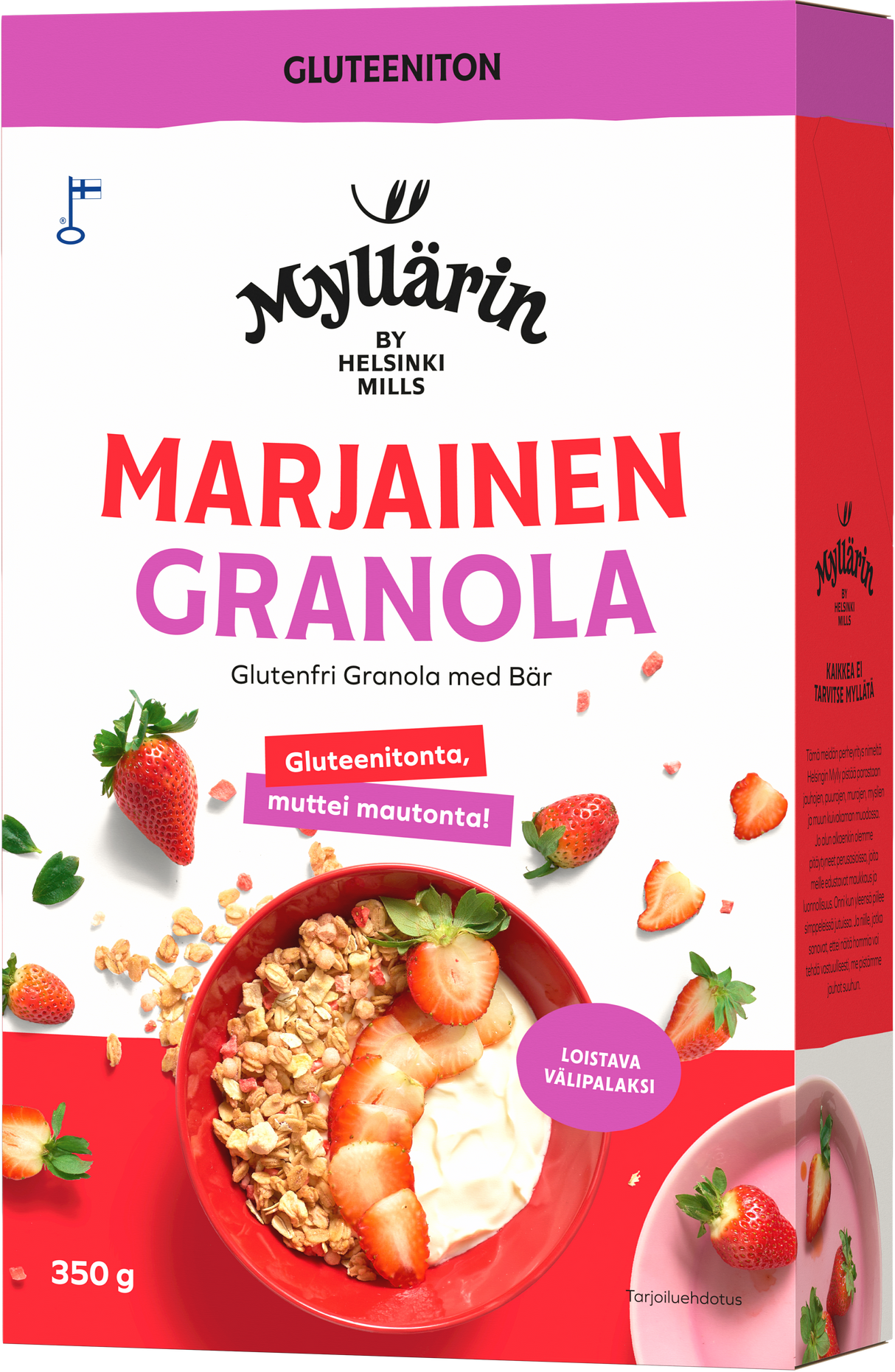 Myllärin Gluten Free Granola with berries 350 g