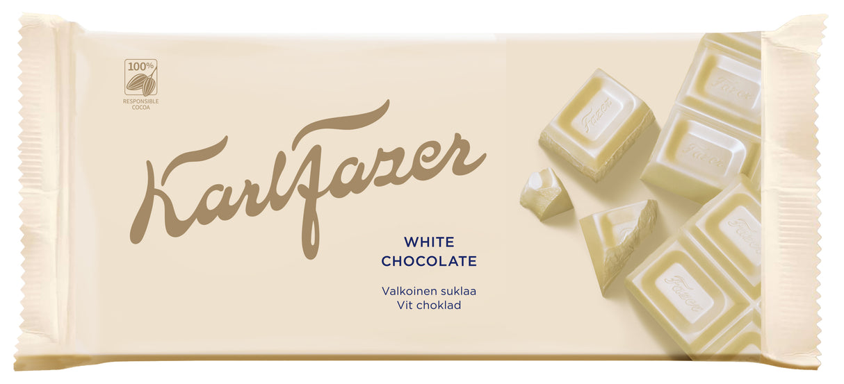Karl Fazer White chocolate tablet 131 g