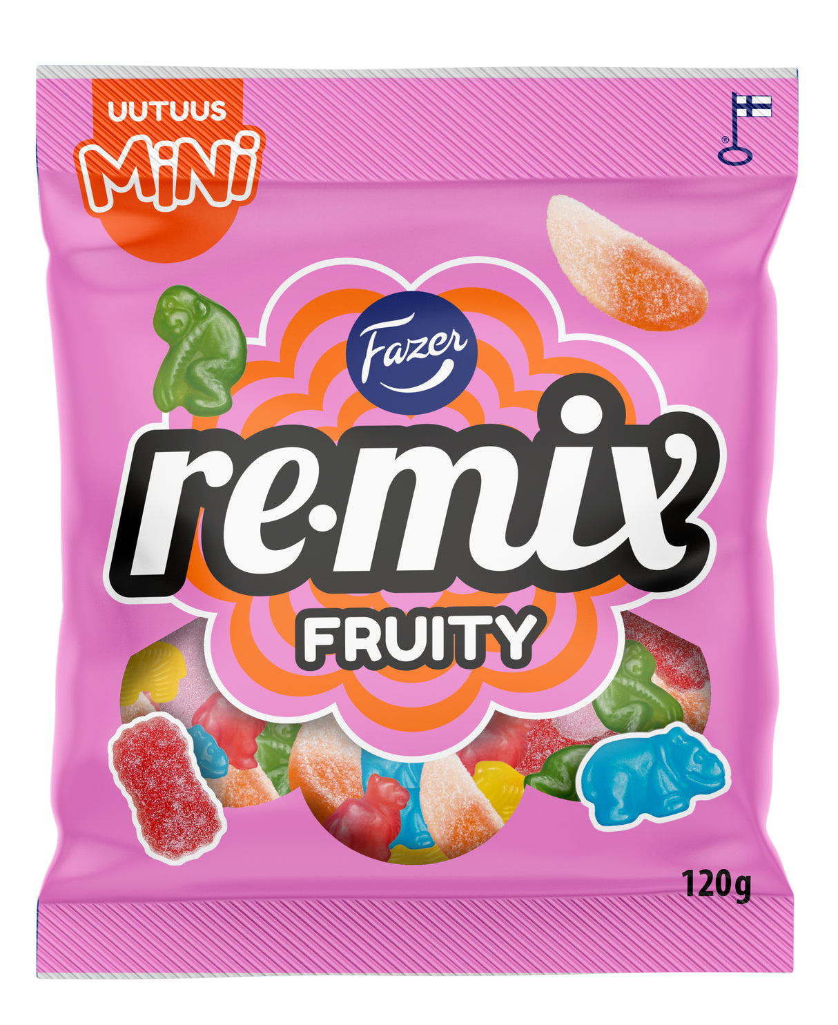 Fazer Remix Mini Fruity candy bag 120g
