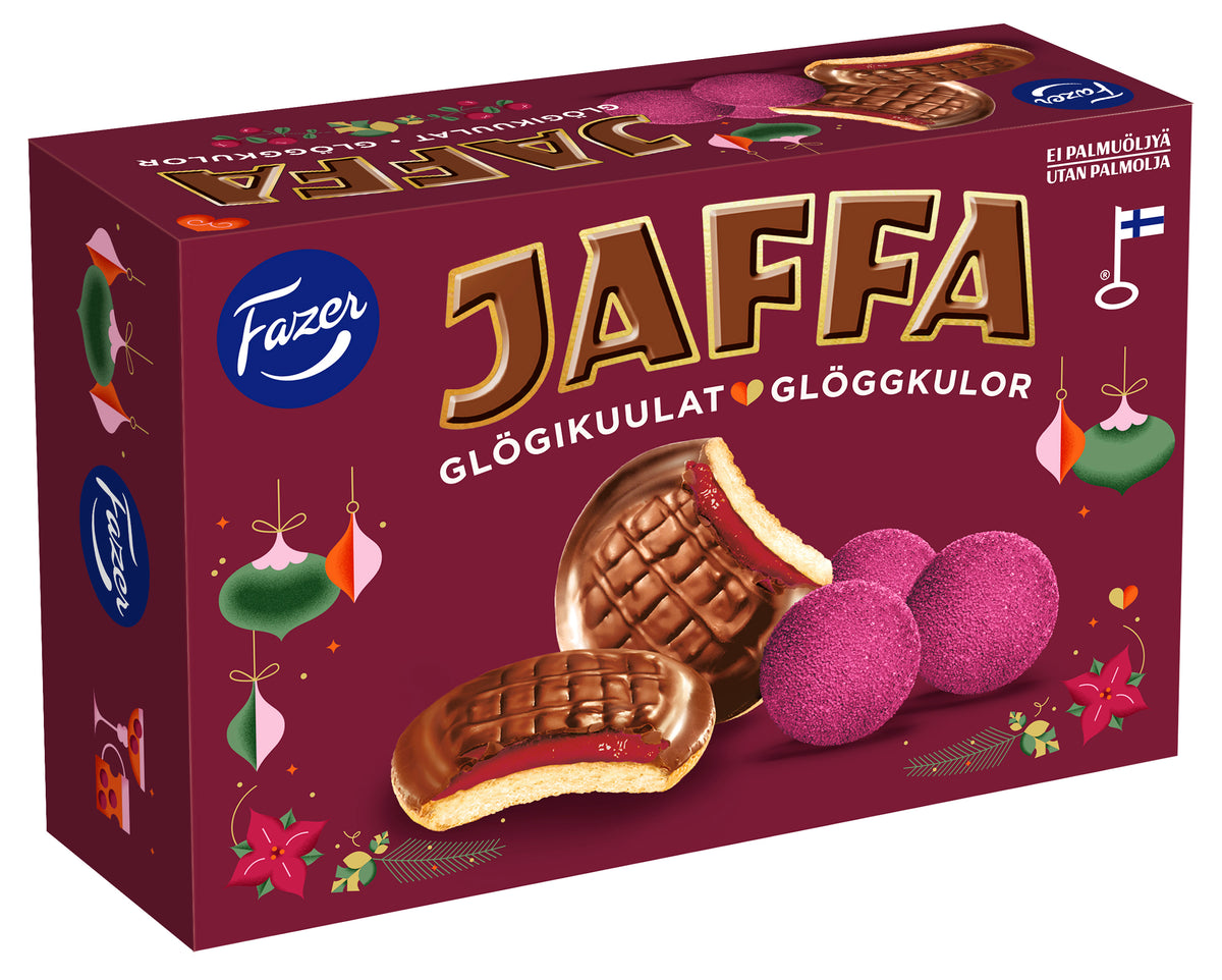 Fazer Jaffa Glögg Jellies sponge cake 300 g