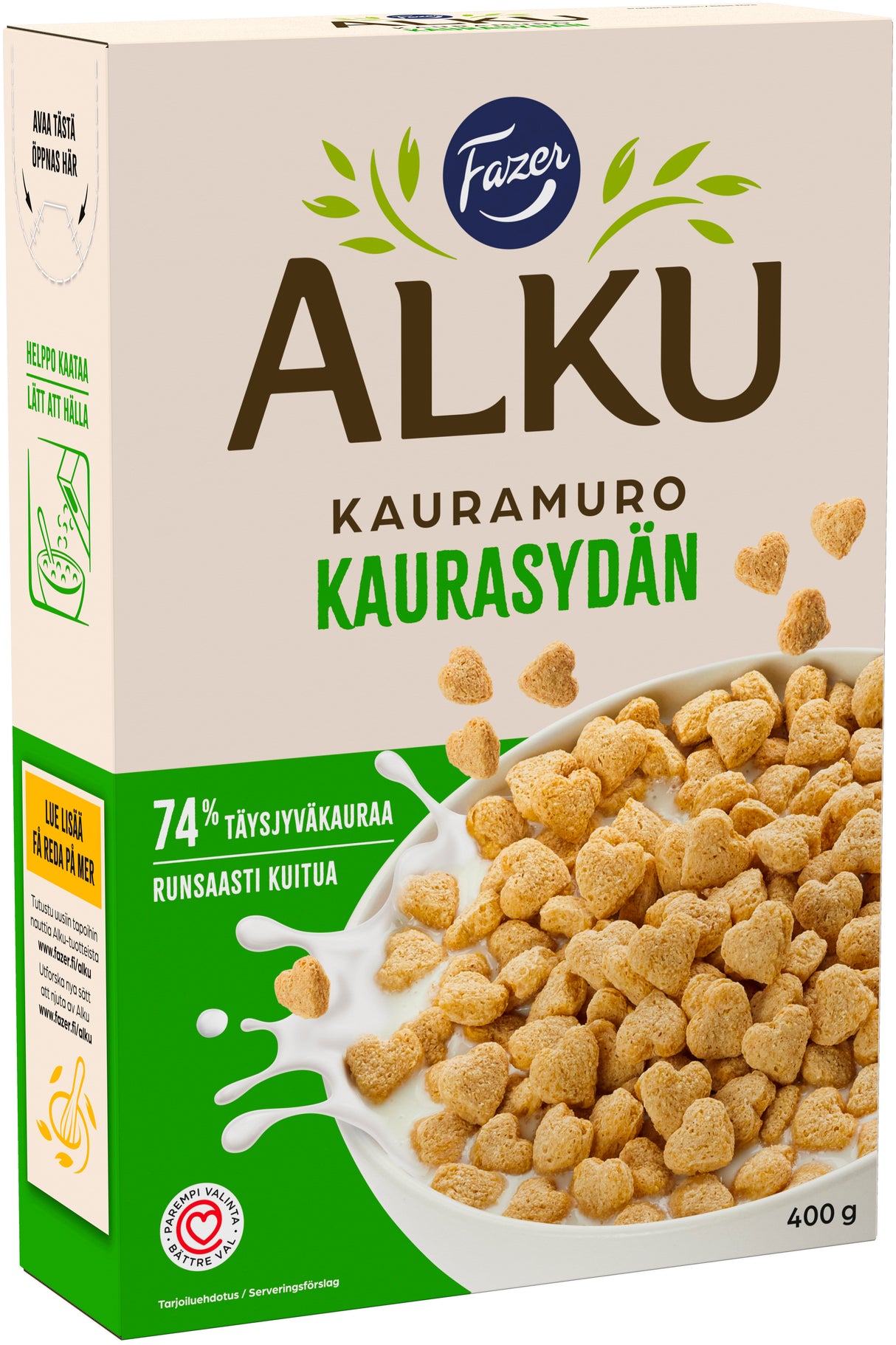 Fazer Alku Oat heart oat cereal 400 g