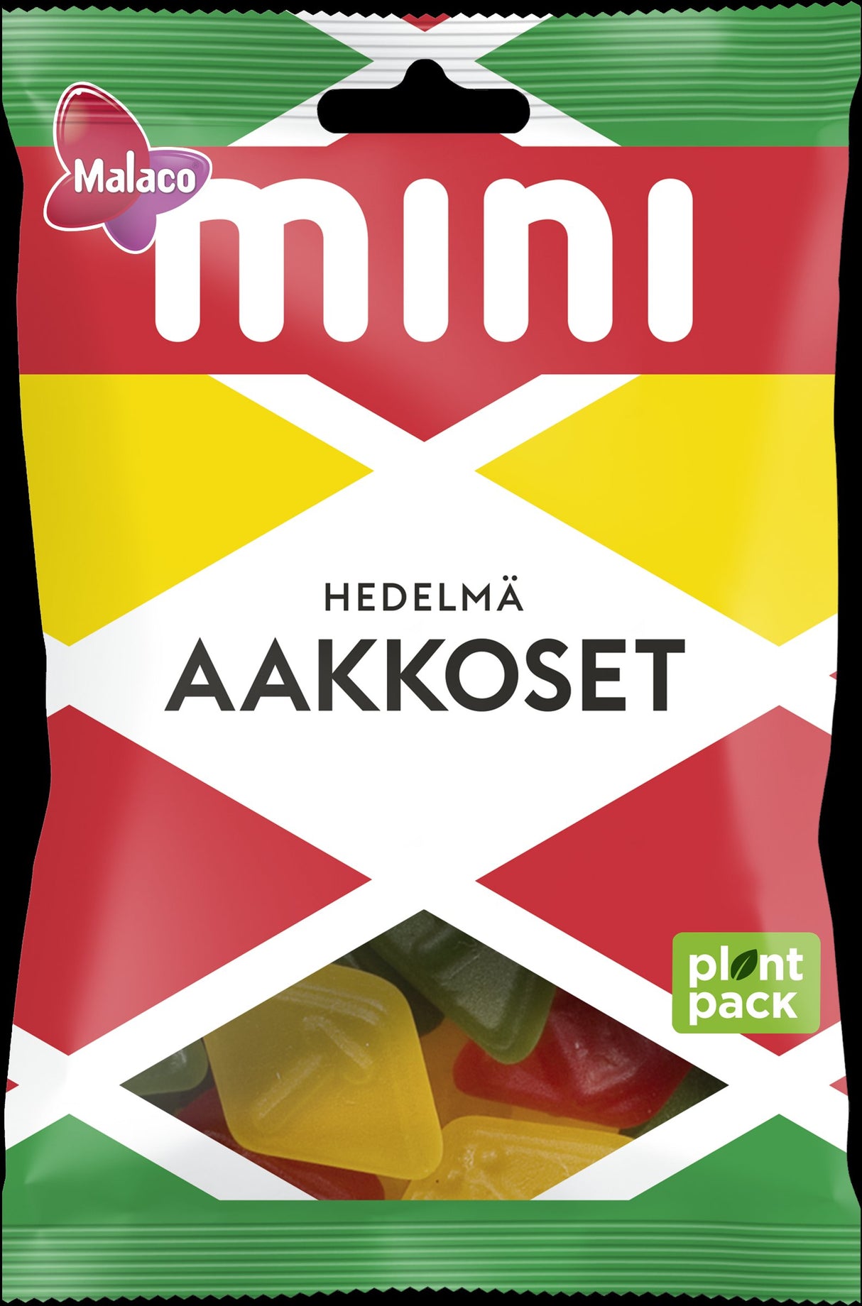 Malaco Mini Aakkoset Hedelmä makeissekoitus 120g