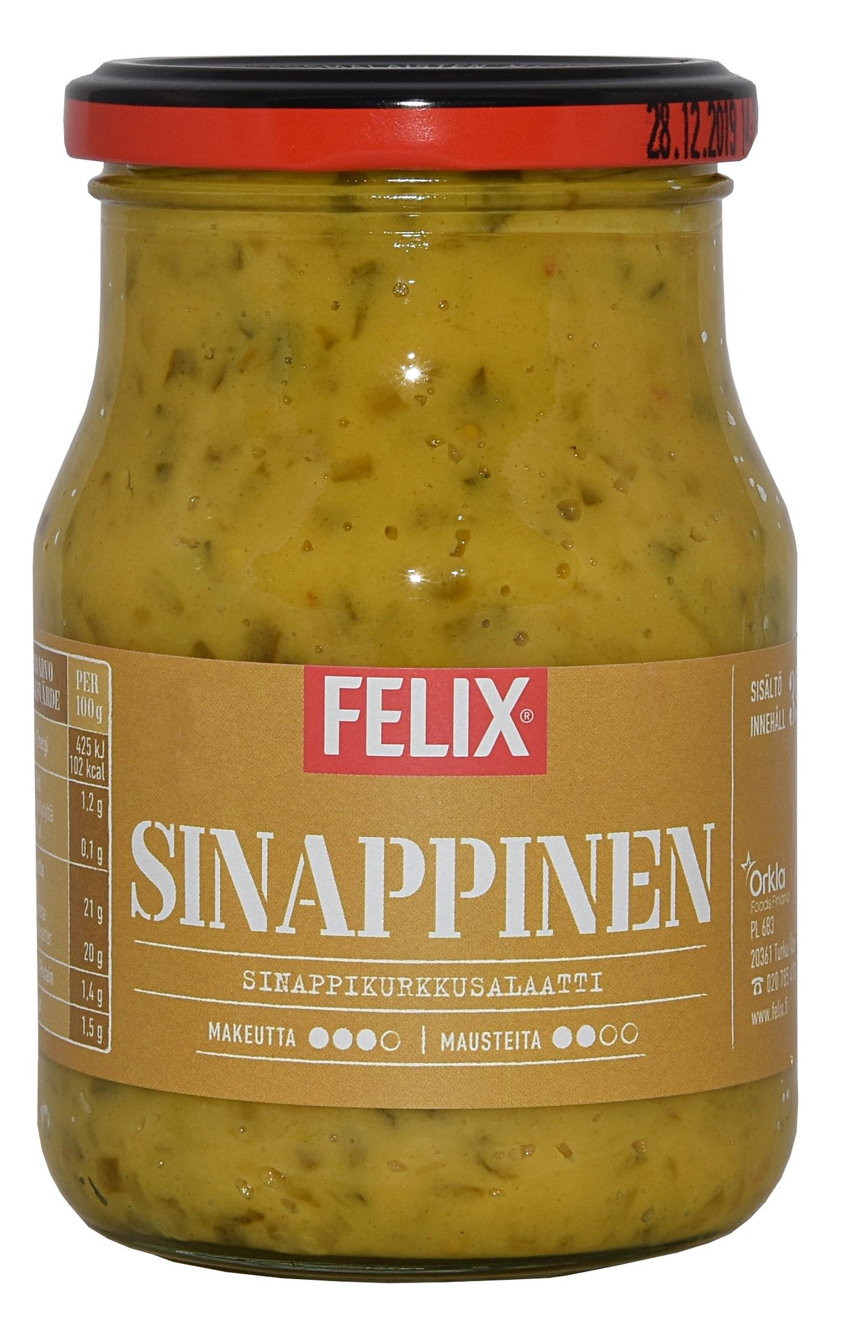 Felix mustard cucumber relish 390g