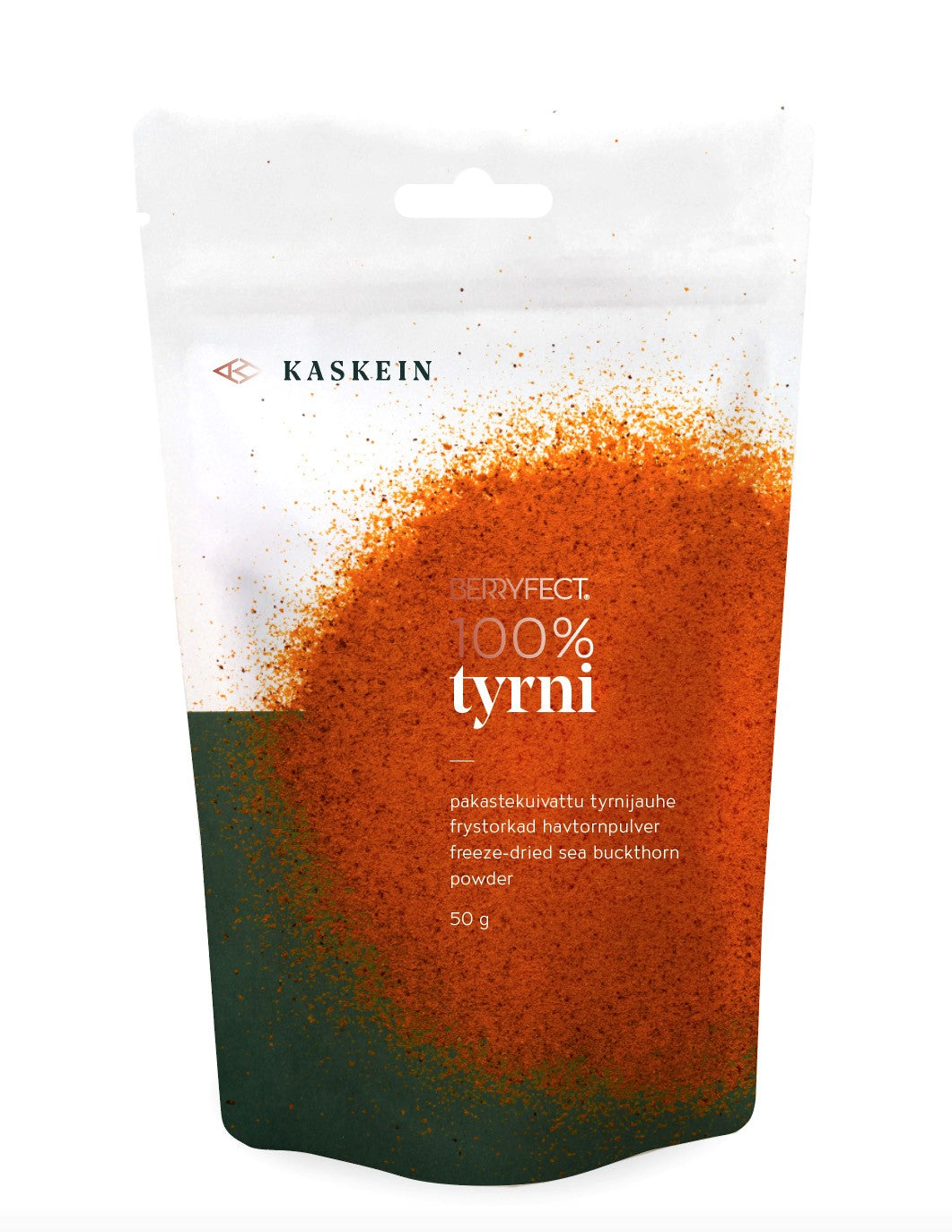 Kaskein Berryfect pakastekuivattu tyrnijauhe 50g
