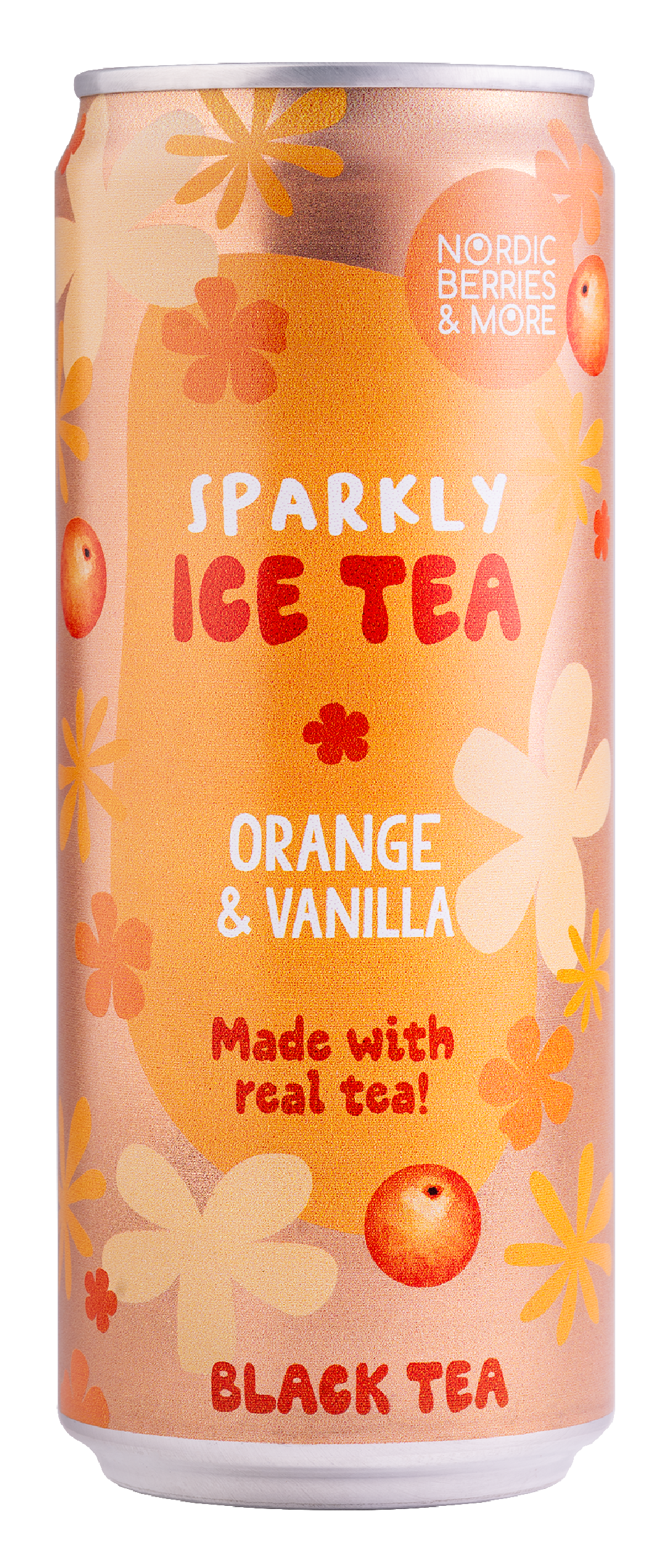 Nordic Berries & More Sparkly Ice Tea Smooth Orange & Vanilla 0,33L TLK
