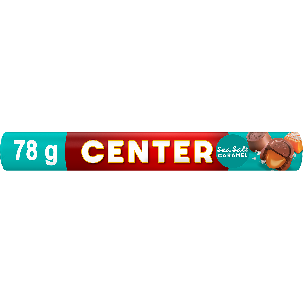 Cloetta Center Sea Salt Caramel chocolate button roll 78g