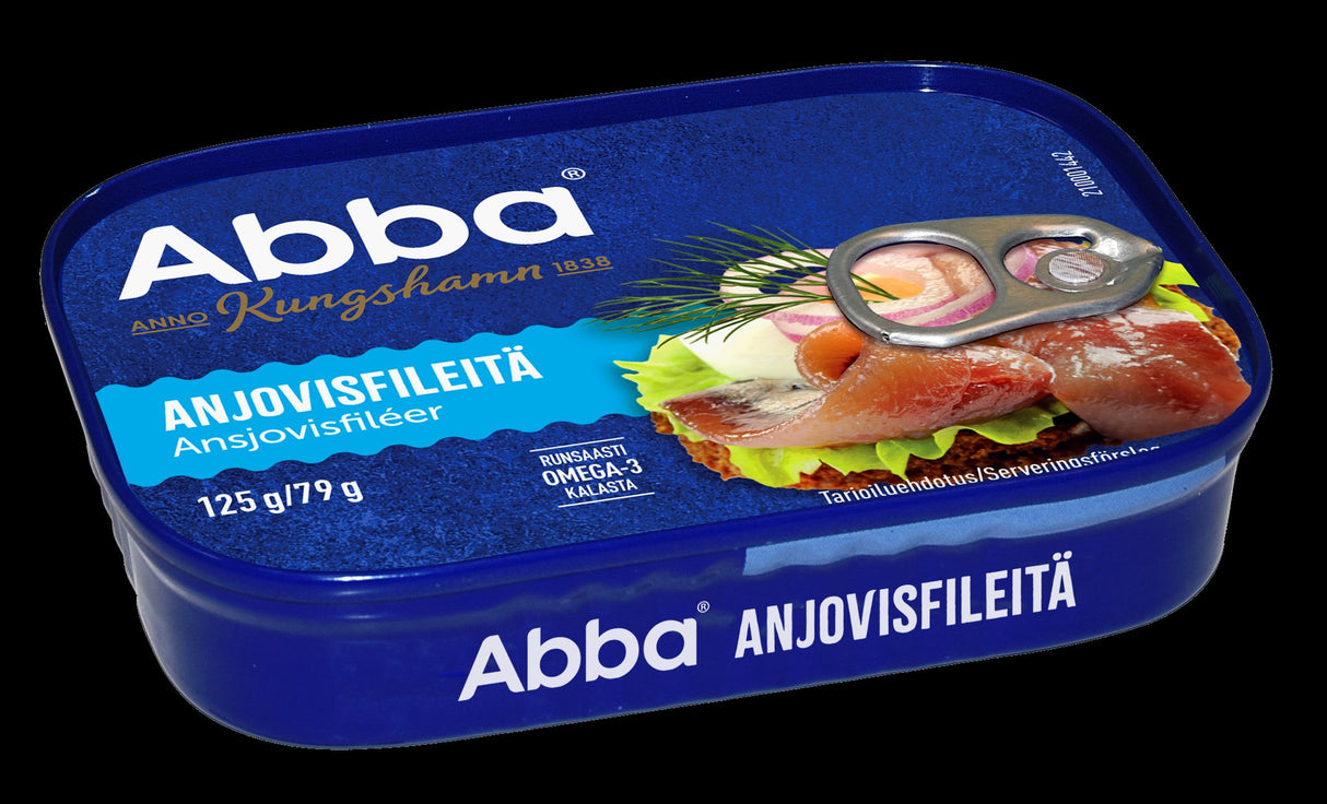 Abba anchovy fillet 125/79g
