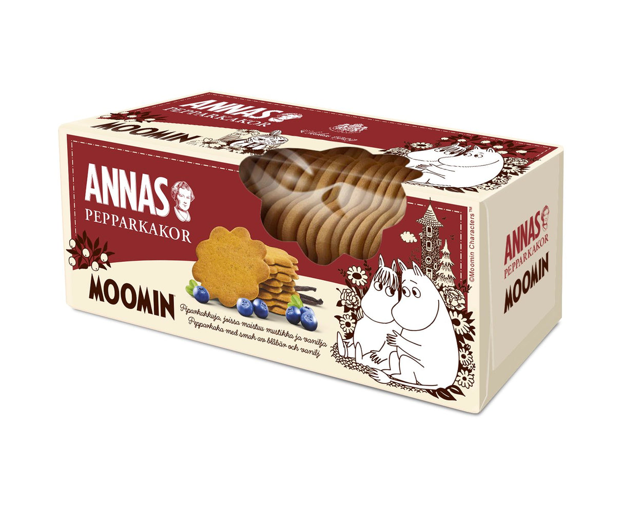 Annas Moomin mustikka & vanilja piparkakku 150g