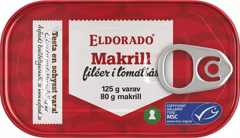 Eldorado Makrill i tomatsås 125g