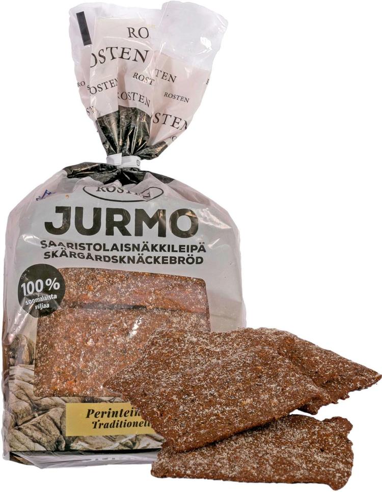 Rosten Jurmo archipelago crisp bread, whole grain crisp bread 10 pcs/180g