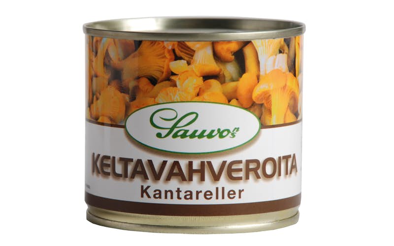 Sauvon 200/120 g miedossa suolaliemessä keltavahveroita