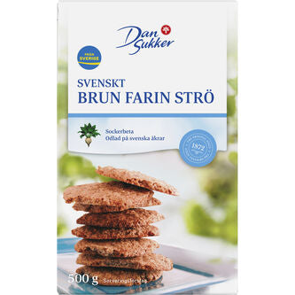 Dansukker Brun Farin Strö 500g