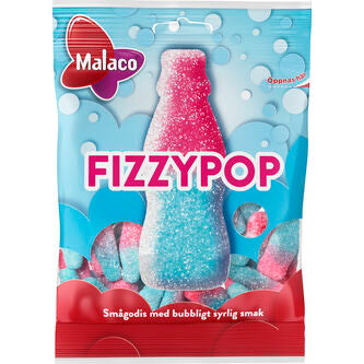 Malaco Fizzypop Bag 80g