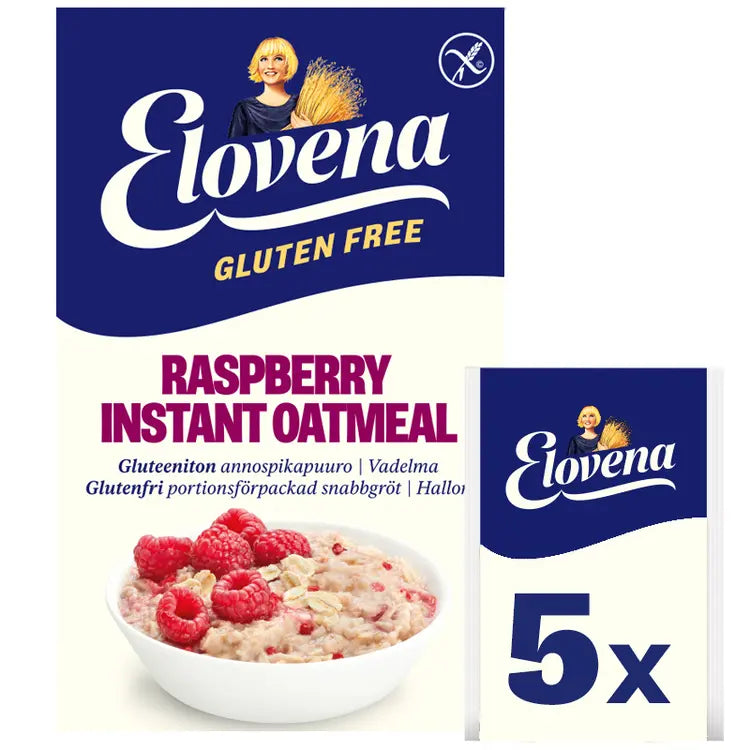 Elovena 200g gluten-free raspberry instant porridge