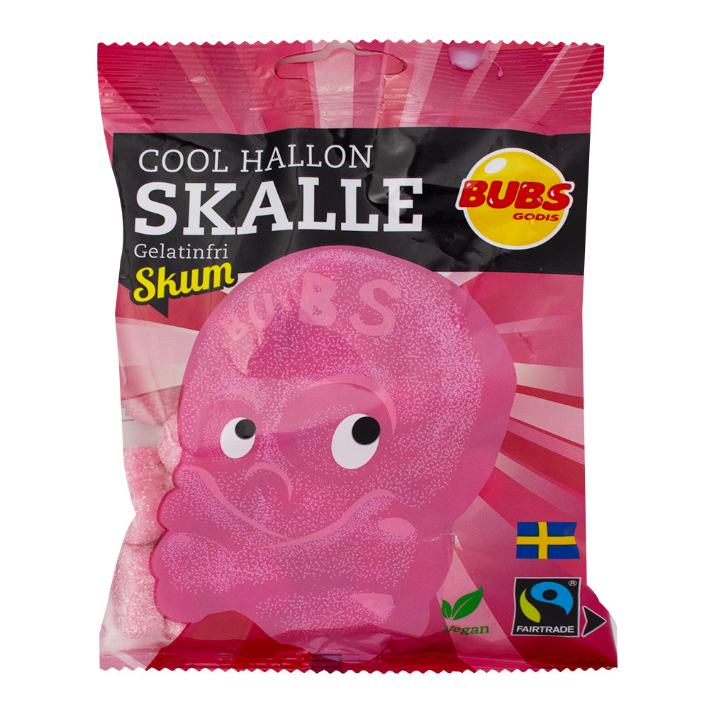 Bubs Rasberry Skalle 90g