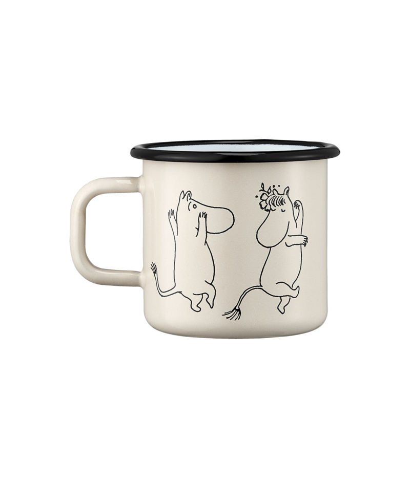 Moomin enamel mug 3.7dl Moomin 80th anniversary
