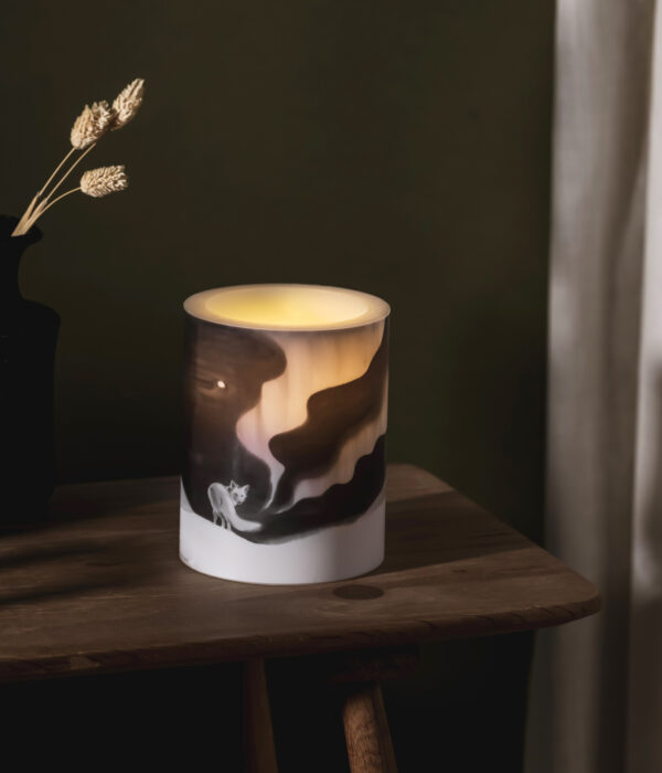 Teemu Järvi LED kynttilä 12,5cm Tulikettu