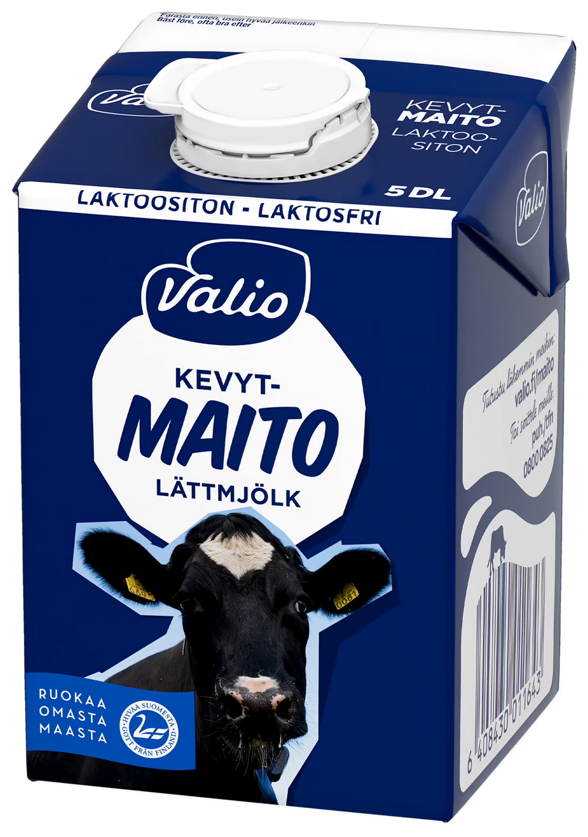 Valio semi skimmed milk 0,5 l lactose free UHT