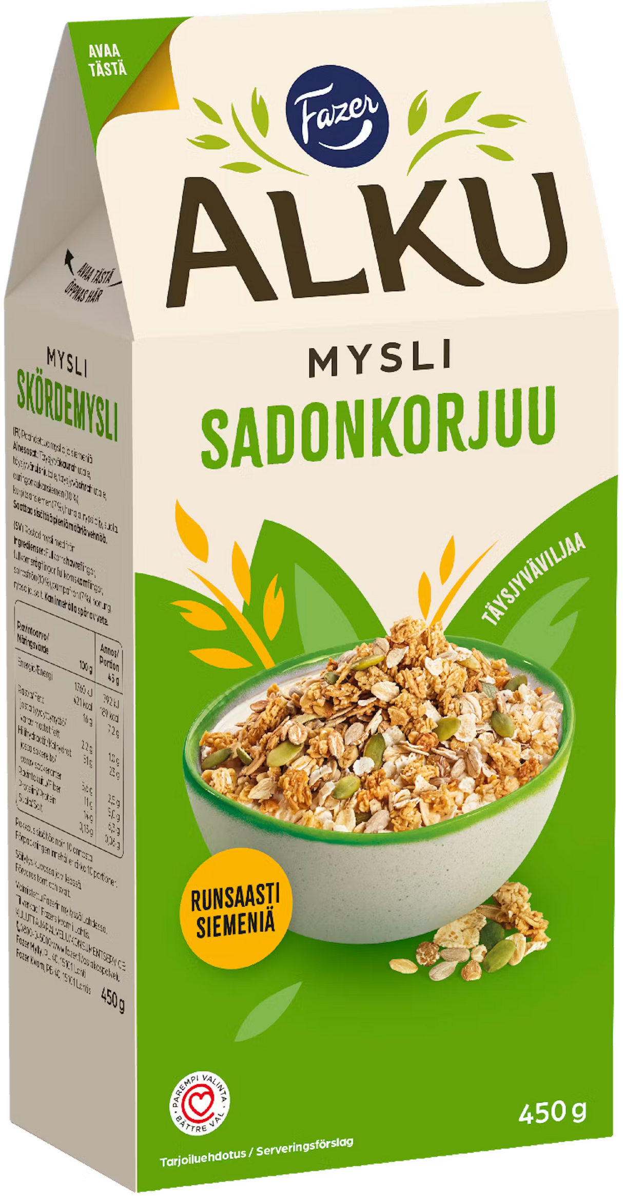 Fazer Alku Sadonkorjuumysli 450g