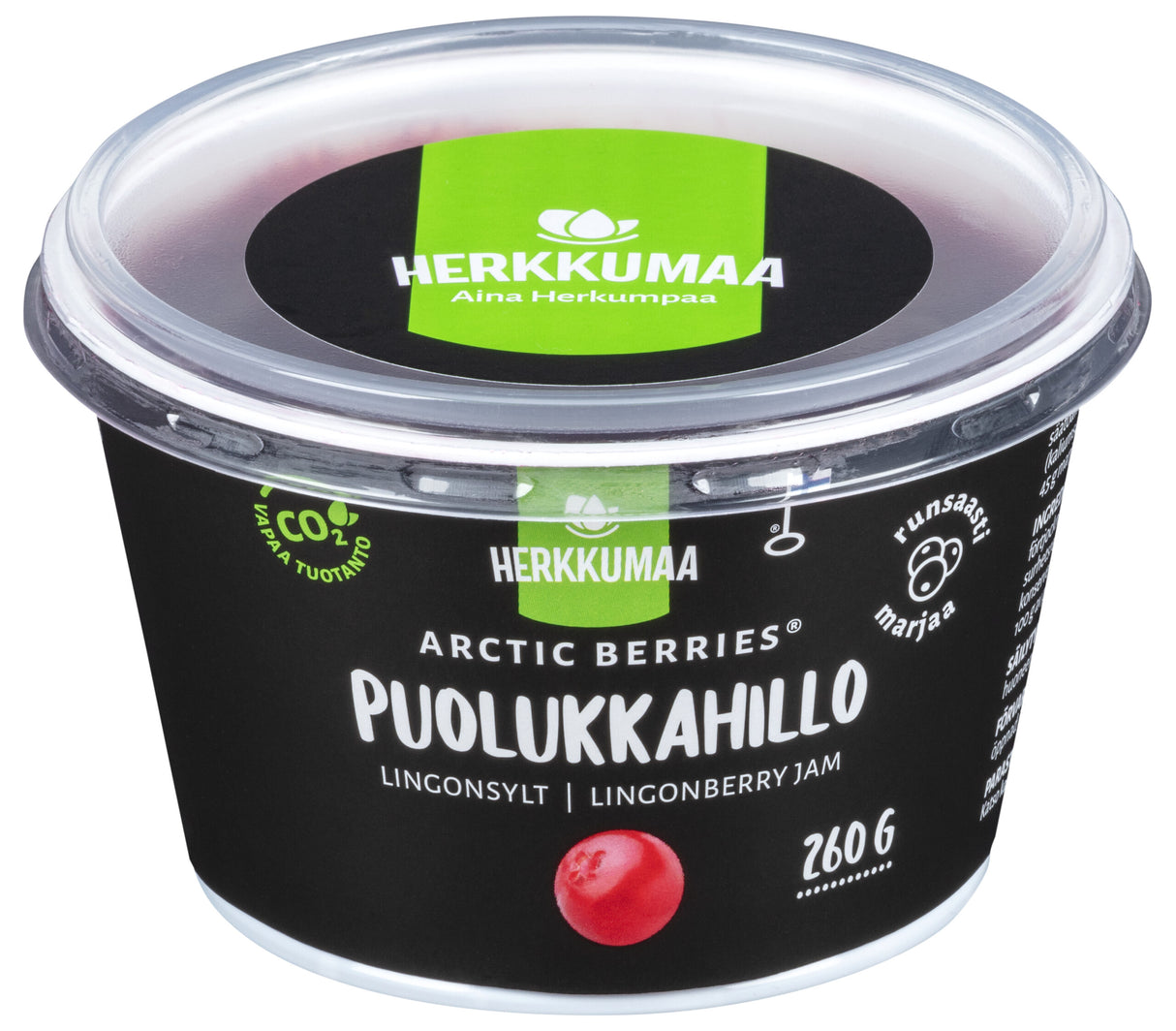 Herkkumaa Arctic Berries Lingonberry jam 260g