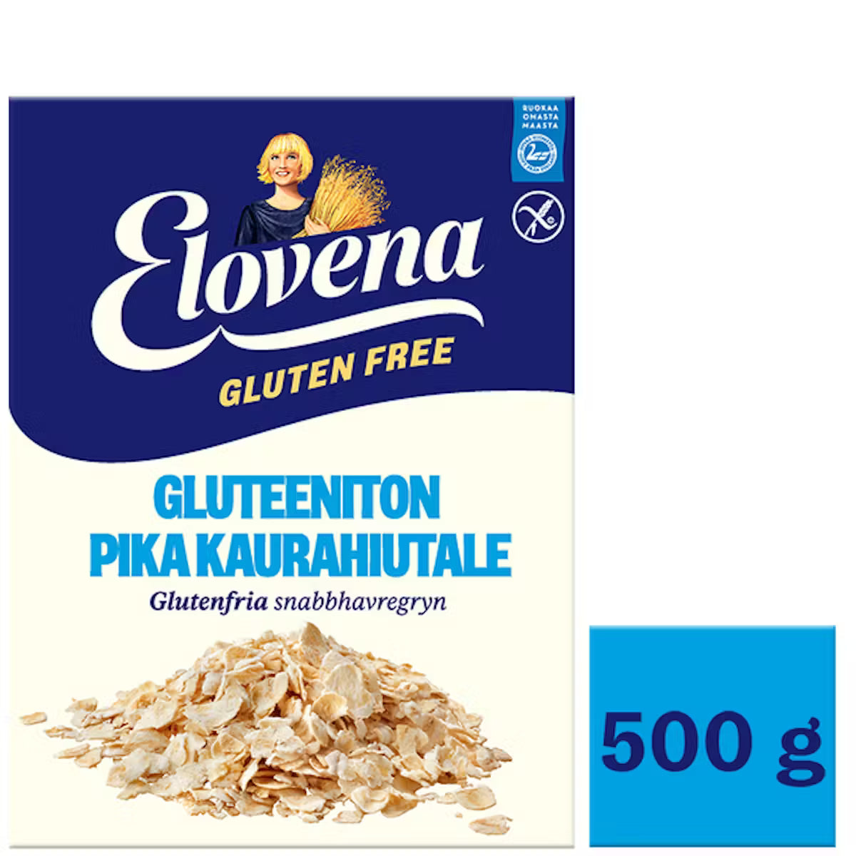 Elovena 500g gluten free wholegrain instant oat flakes