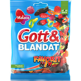 Gott & Blandat Favoritmix Malaco 140g