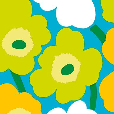 Marimekko napkin Unikko teal 20pcs/33cm