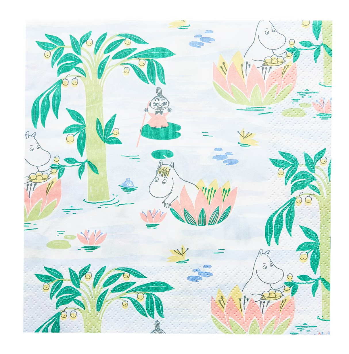 Moomin napkin Waterlily 20pcs/33cm