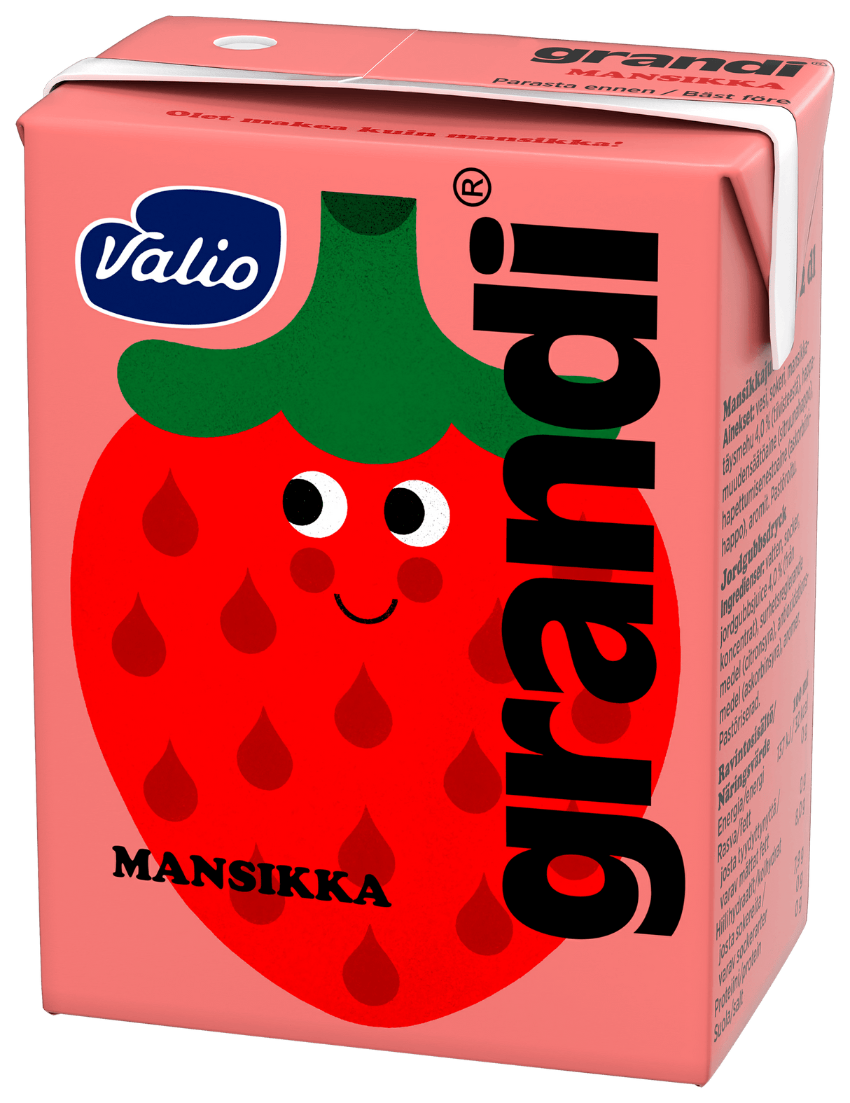 Valio Grandi® strawberry juice drink 2 dl