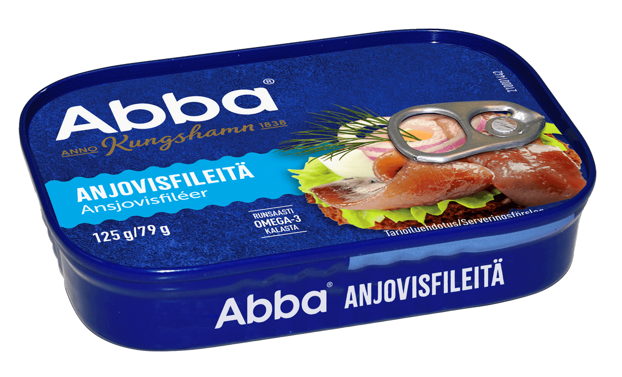 Abba anchovy fillet 125/79g