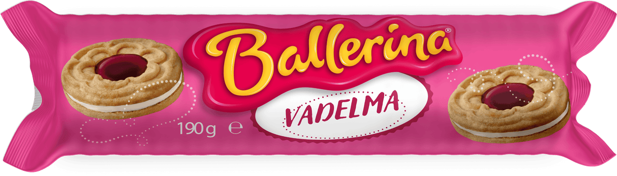 Kantolan Ballerina raspberry filled biscuit 190g