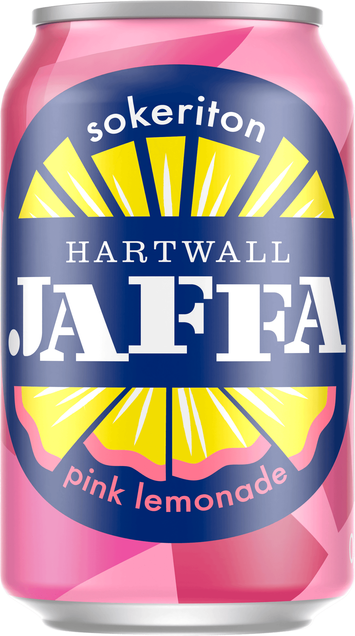 Hartwall Jaffa Pink Lemonade No Sugar soft drink 0,33 l