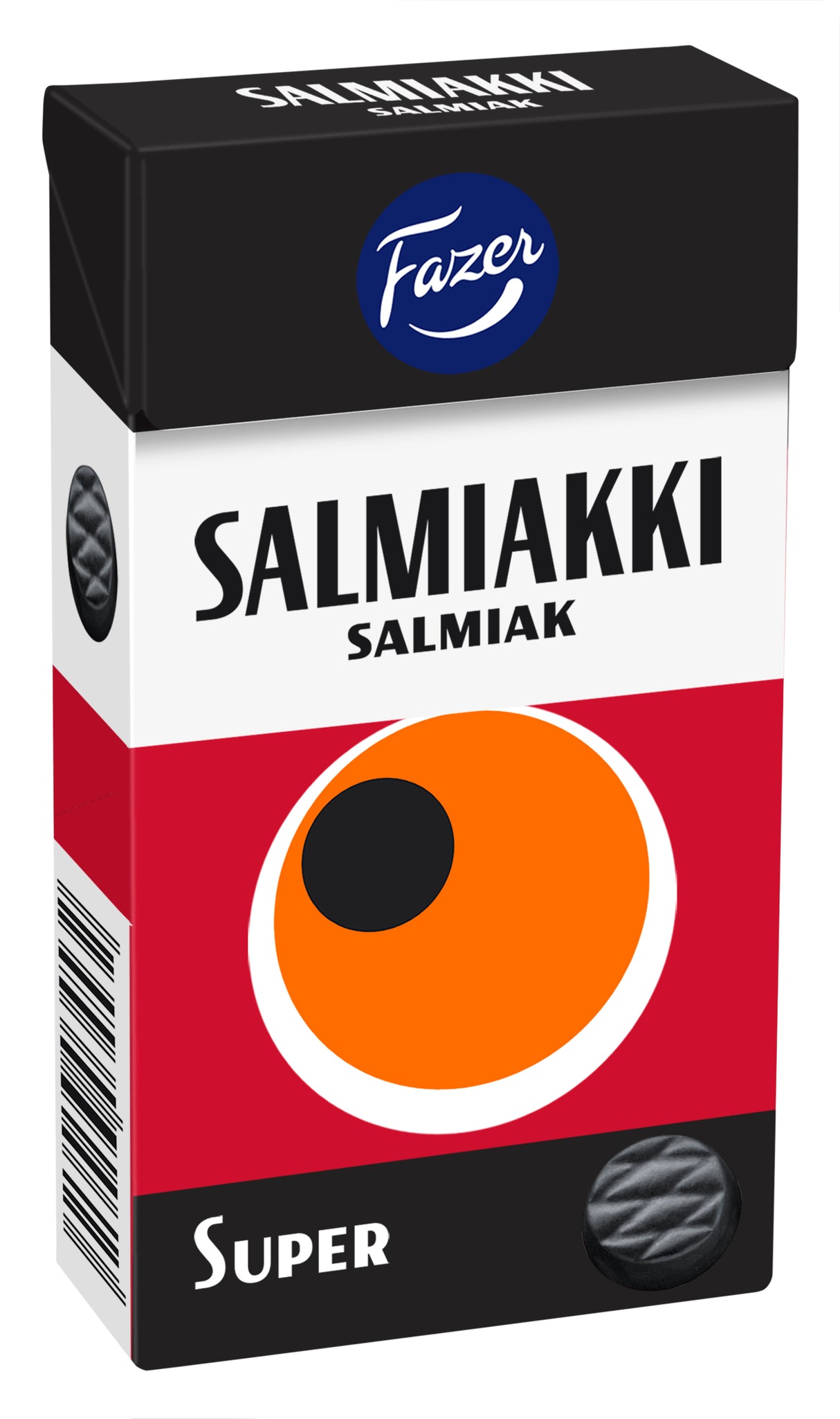 Fazer Super Salmiakki salmiakkilakritsipastilleja 38g