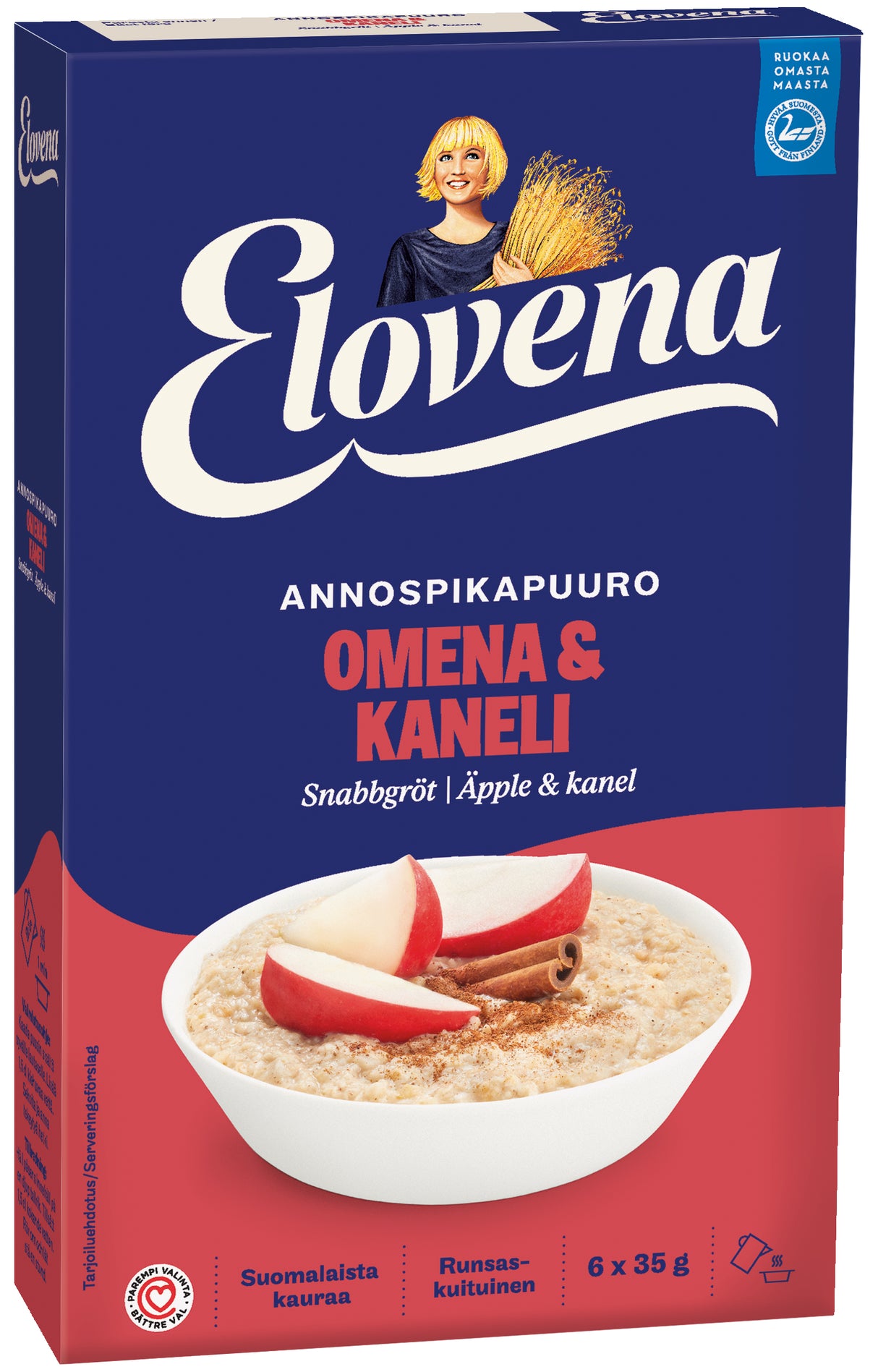 Elovena 210g omena-kaneli annospikapuuro