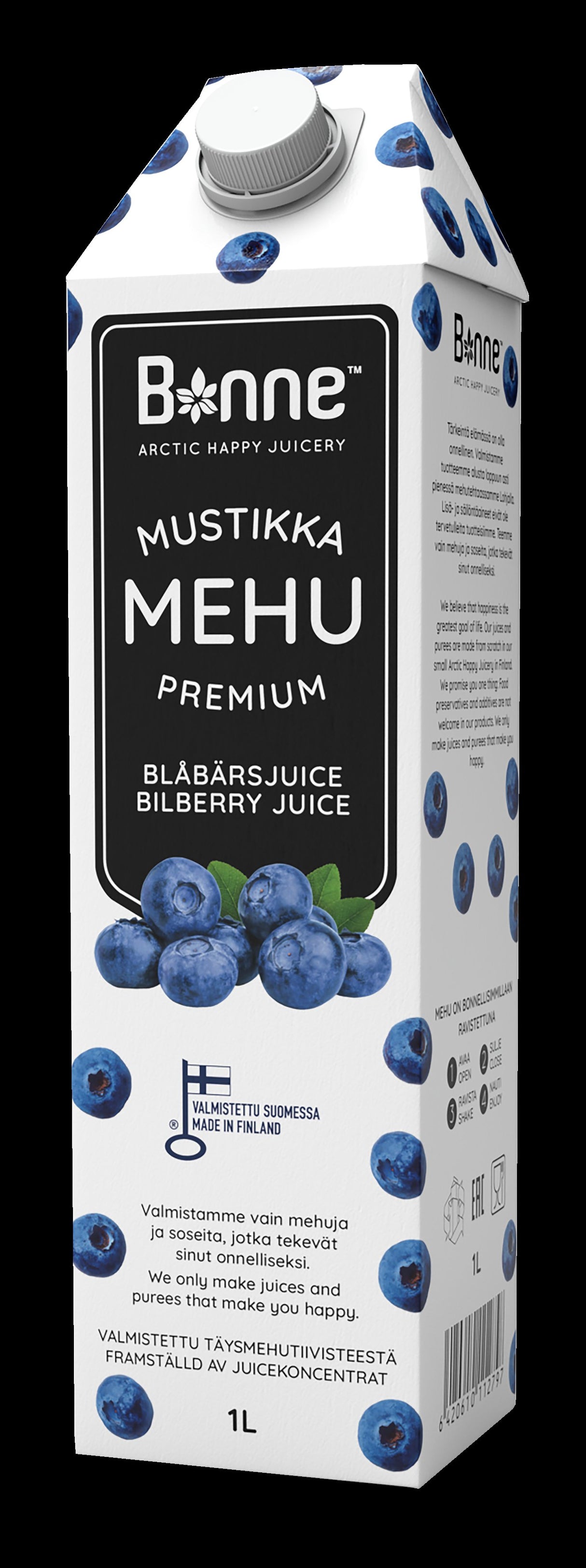 Bonne Premium bilberry juice drink 1L