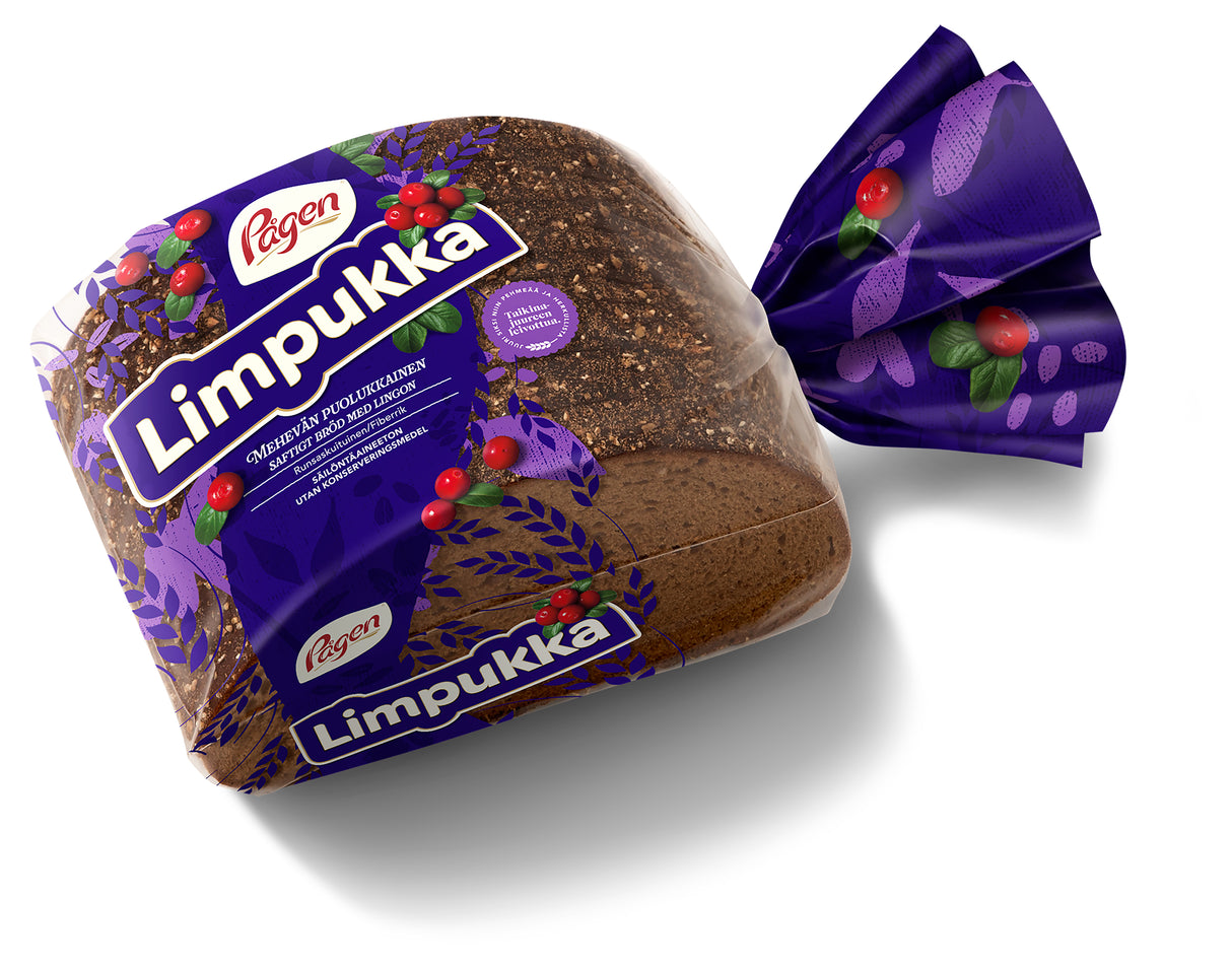 Pågen Limpukka lingonberry slice bread 500g Lingongrova