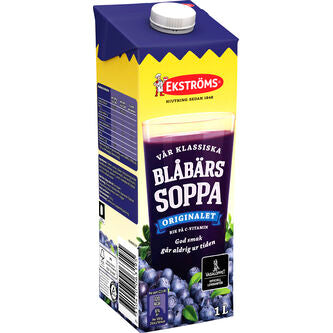 Ekströms Blåbärssoppa 1l