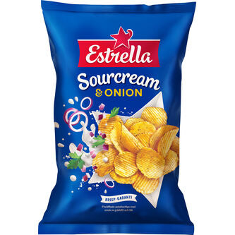 Estrella Sourcream Onion 175g
