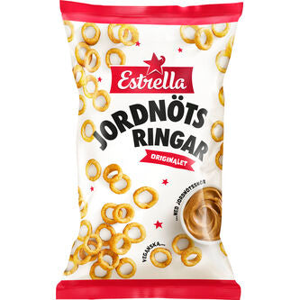 Estrella Jordnötsringar 175g