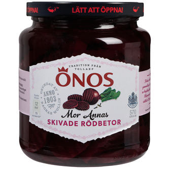 Önos Rödbetor Skivade Mor Annas 570/390g sliced red beet