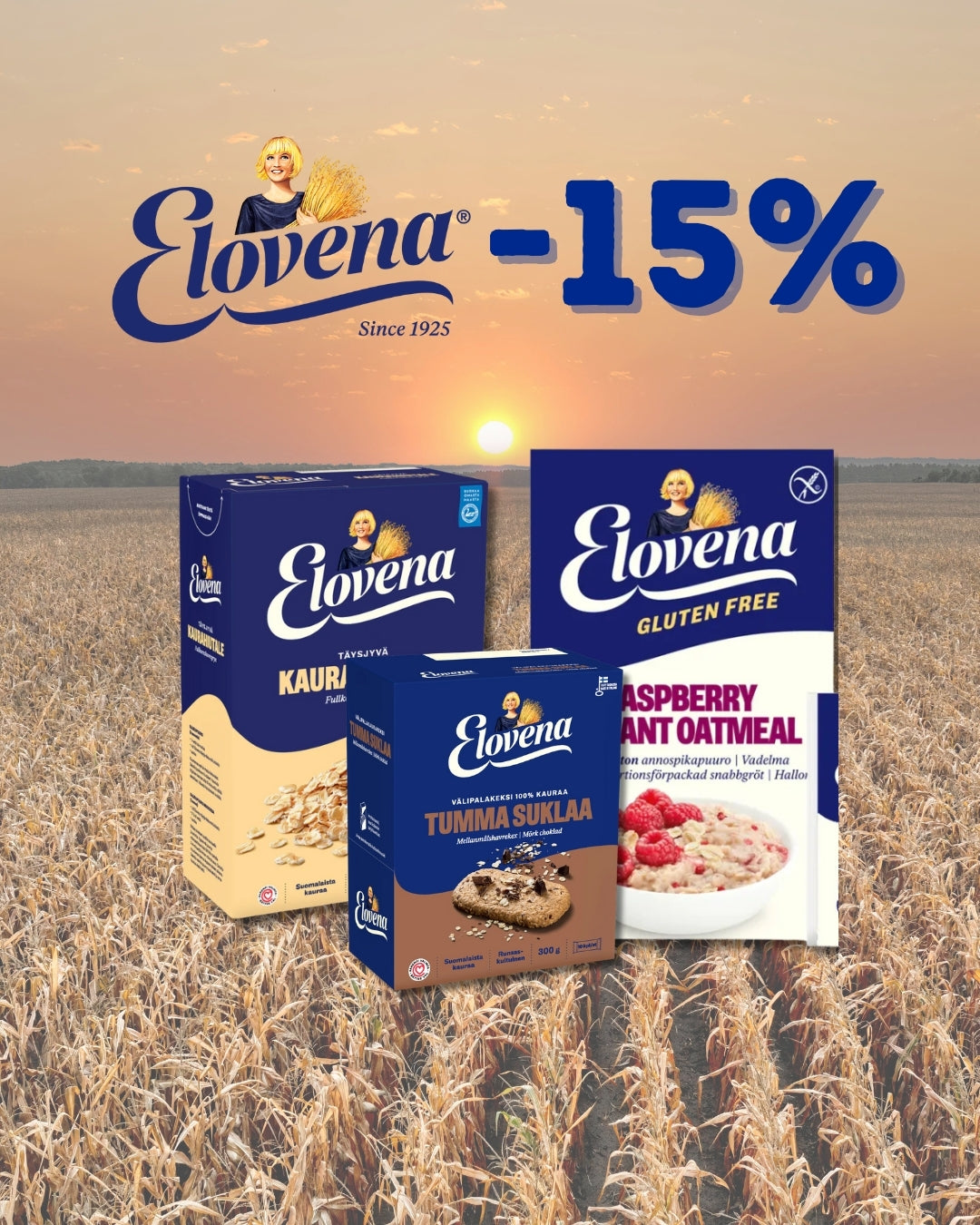 Aloita tammikuu terveellisesti Elovena tuotteilla!